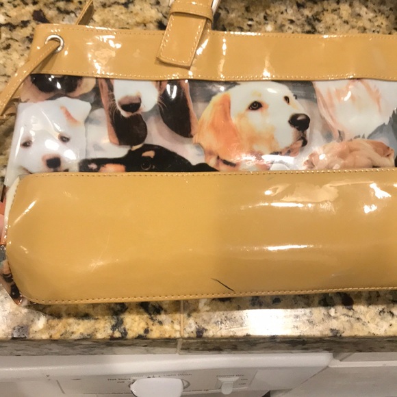 HOST PICK Dog Print Shoulder Bag Transparent Clear Purse - Picture 7 of 8